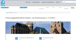 Desktop Screenshot of fgsv.de